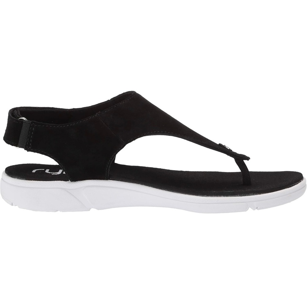 Ryka Women’s Margo Black Suede and White Sandals Size 8 W - Picture 12 of 14